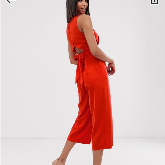 ASOS Pants - Asos RED JUMPSUIT